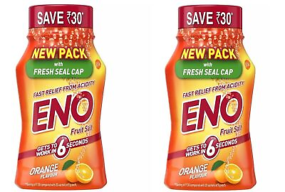 #ad 2 X 100g Eno Powder Orange powder fast relief action stomach discomfor acidity C $30.09