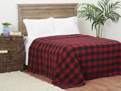 #ad Franklin Black Red Quilt Camp;F Home $99.99