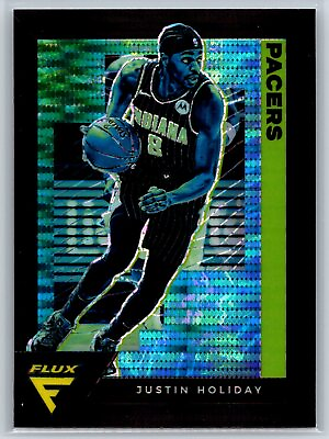 #ad 2020 21 Panini Flux Justin Holiday Black Pulsar Prizm Indiana Pacers #71 $3.99