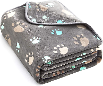 #ad Super Soft and Premium Fuzzy Flannel Fleece Pet Dog Blanket the Cute Print Desi $22.86