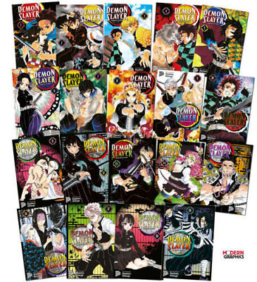 #ad NEW Vol. of Demon Slayer Kimetsu no Yaiba Manga English Version Vol. 1 23 $16.73