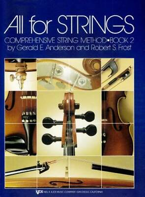 #ad All For Strings: Comprehensive String Method Book 2 Violin Paperback GOOD $3.98