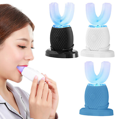 #ad U Shaped Electric Toothbrush Ultrasonic Automatic Teeth Cleaning fits for Adults $24.99