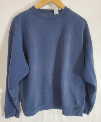 #ad Vintage Danaggers Large Blue Sweatshirt Distressed $4.98