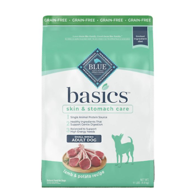 #ad Blue Buffalo Basics Skin Stomach CareAdult Small Breed Dry Dog Food Lamb 11 lb $44.99