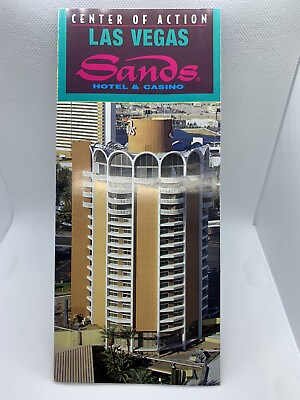 #ad Sands Hotel *Vintage Obsolete Casino amp; Amenities Brochure* Las Vegas N.V. $6.99