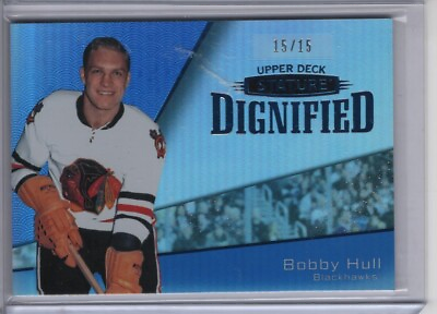 #ad 2022 23 Upper Deck Stature Bobby Hull Dignified 15 15 BOOKEND BLACKHAWKS $30.00