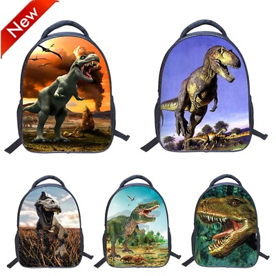 #ad 2024 Dinosaur Backpack 3D Cartoon Dinosaur School Bag Toddler Preschool Backpack $8.99