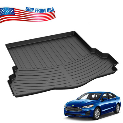 #ad Trunk Liner Cargo Tray Liner Mats Custom for 2013 2020 Ford Fusion Gas Engine $39.99