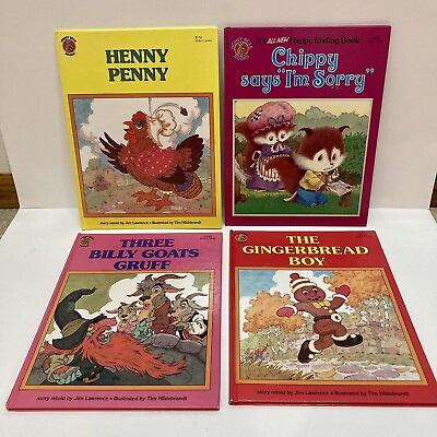 #ad Lot Of 4 Vintage 1987 Modern Publishing Honey Bear Books Classic Series $20.00