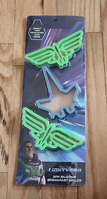 #ad Disney Buzz Lightyear 3 pack Breakfast Silicone Molds NWT NOS Pancake Mold $5.82