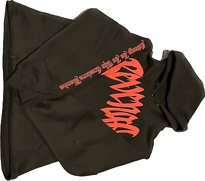 #ad Revenge Black amp; Red Hoodie L New Kill Hand Arch Vulgar Gallery $77.00