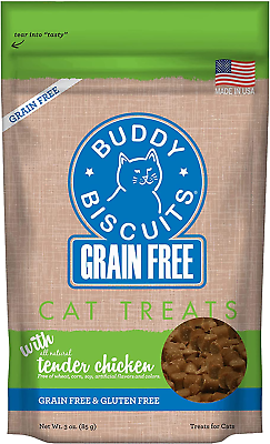 #ad 3 Oz Pouch of Grain Free Soft amp; Chewy Cat Treats Made with Natural Tender Chicke $12.49