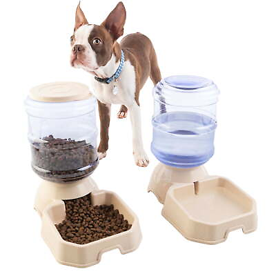 #ad 3.8L 1G automatic feeder and water dispenser for cats and dogs $25.45