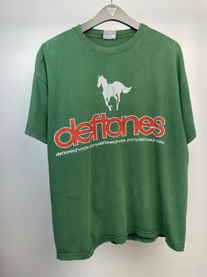 #ad Deftones white pony tour Retro T shirt Graphic tee 90s S 5XL basic NH8977 $16.99