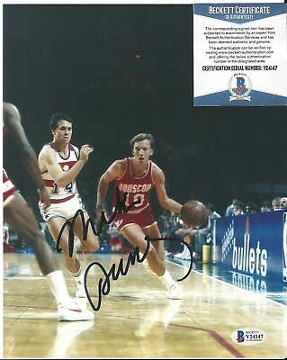 #ad Mike Dunleavy Signed Auto 8x10 Photo Beckett BAS COA Houston Rockets $65.00