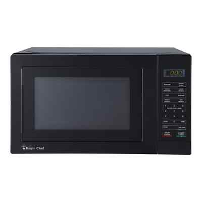 #ad Magic Chef Microwave 0.7 Cu Ft 700W Countertop Black $55.48