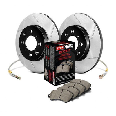 #ad StopTech Front Brake Rotors Brake Pads Brake Lines Sold as Kit $646.96