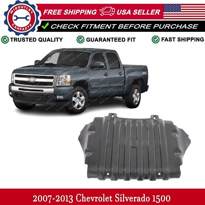 #ad Fit For 2007 2013 Chevrolet Silverado 1500 Engine Splash Shield Cover GM1228139 $22.64
