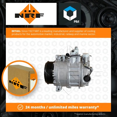 #ad Air Con Compressor fits MERCEDES E500 S211 W211 5.0 5.5 02 to 09 AC NRF Quality GBP 229.30