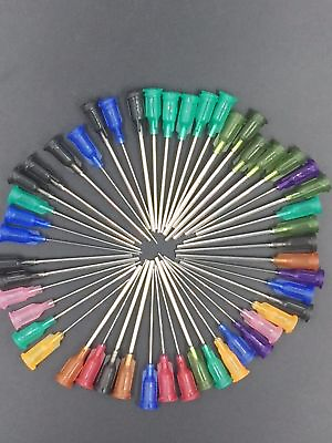 #ad Industrial 1.5” lock blunt end needles dispensing syringe needle 14 25 Gauge $3.99
