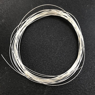#ad 925 silver wire violin bow making viola cello bow winding 0.3 mm 5 meters US Sh $21.99