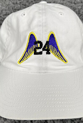 #ad ‘47 brand Womens Kobe Bryant Cap White #24 Angel Wings Adjustable LA Lakers RARE $28.79
