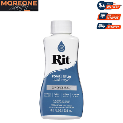 #ad Rit Purpose Liquid Dye 8 Oz Royal Blue *BRAND NEW* $6.49