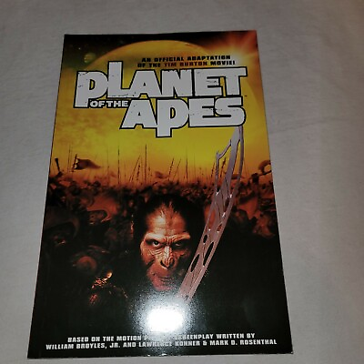 #ad Tim Burton#x27;s PLANET OF THE APES Official Comic Movie Adaptation TPB 2001 $5.99
