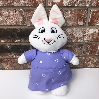 #ad Max amp; Ruby Aurora World Ruby Plush 11” Purple Dress Bunny Rabbit Stuffed Animal $13.49