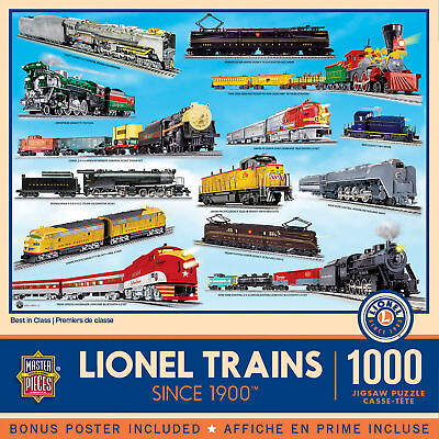#ad MasterPieces Lionel Trains Best in Class 1000 Piece Jigsaw Puzzle $18.99