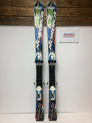 #ad Nordica Dobermann SL J 122 cm Ski Marker 10 Bindings Fun Winter Sport GBP 99.99