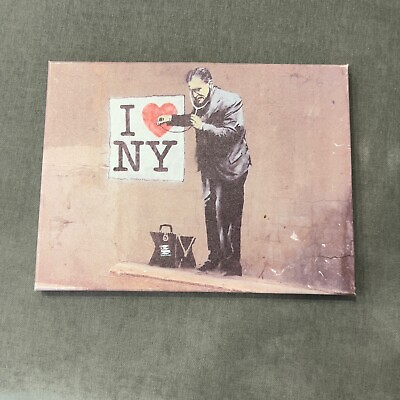 #ad I Love NY Banksy Street Art $29.99
