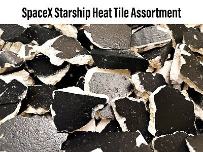 #ad SpaceX Starship SN24 S24Heat Shield Tile Fragments Random Assortment 4 Pieces $79.95