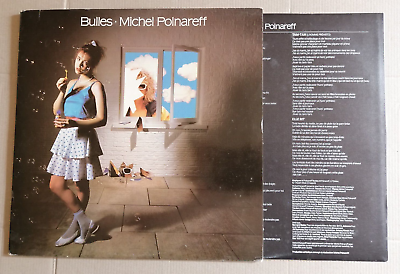 #ad Michel Polnareff: Bubble LP 33T 1981 Inners Of Lyrics Az 2364 Mint Vinyl Ex GBP 3.42