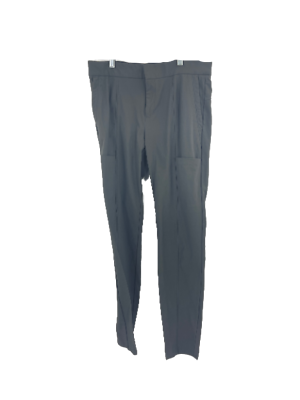 #ad Athleta Pants Gray Skinny Fit Stretch Pockets Hook amp; Eye Zip Closure Size 8 $12.23