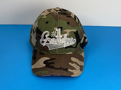 #ad New camo number one grandpa hat￼ $19.99