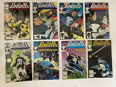#ad Punisher comic lot from:#2 42 3 ANN 2nd series 28 diff avg 7.0 1987 90 $120.00
