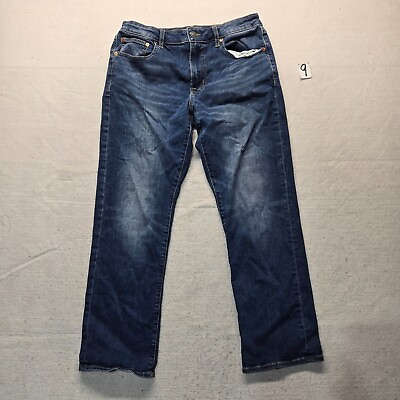 #ad American Eagle Blue Jeans Original Straight Denim Pants Adult Men#x27;s Size 34 x 30 $10.00