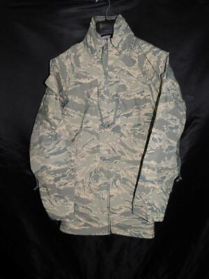 #ad US Air Force S All Purpose Environmental Camo Parka Coat Military Army Jacket Sm $34.99
