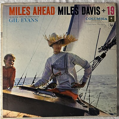 #ad Miles Davis Miles Ahead 1957 Vinyl LP *Sailboat Cover* Columbia CL 1041 VG $75.00