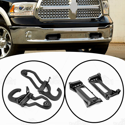 #ad Fits Ram 1500 2013 2014 2015 2016 2017 18 Left amp; Right Front Tow Hooks Bezels $129.99