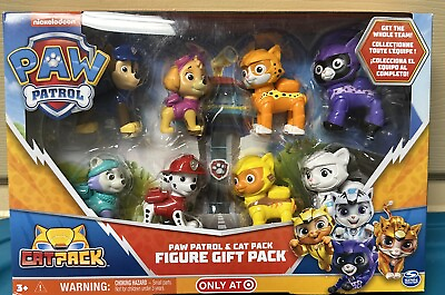 #ad Paw Patrol Cat Pack Action Figure Gift Set of 8 Dogs Cats Target Exclusive NEW $14.99
