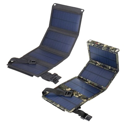 #ad 5V Folding Solar Panel Cells USB Foldable Solar Panel Flexible for $24.37