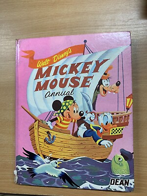 #ad 1964 WALT DISNEY MICKEY MOUSE ANNUAL ILLUSTRATED BOOK P4 ref:AB $16.11