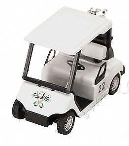#ad Golf Cart 4½quot; Die Cast Metal Model Toy Green $13.58
