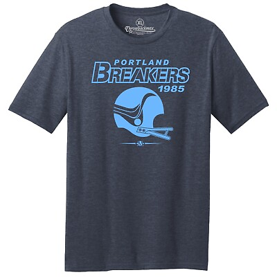 #ad Portland Breakers 1985 USFL Football TRI BLEND Tee Shirt $22.00