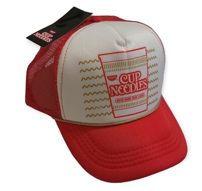 #ad Nissin Top Ramen Cup Noodles Trucker Hat Cap Adjustable Food Funny Cool Gift $18.99