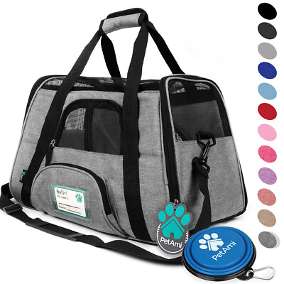 #ad Pet Carrier Bag Travel Case Airline Approved Soft Sided Comfort Bag for Cat Dog $37.32
