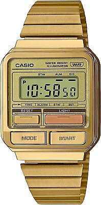 #ad Casio Standard A120WEG 9A Gold Classic Retro Colorful Front Buttons $78.95